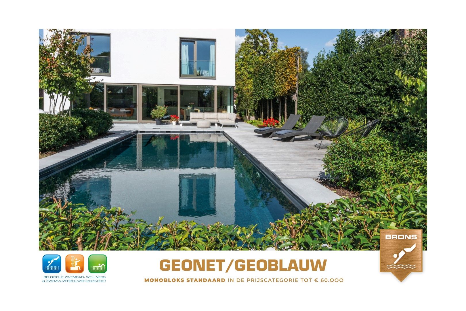 Geoblauw verkozen tot beste zwemvijverbouwer van België., Verkozen tot beste zwemvijverbouwer van België