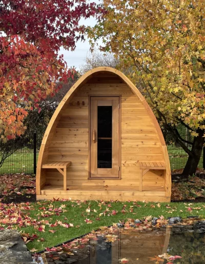 Geniet van pure wellness met een sauna in de tuin., Upgrade met een sauna?