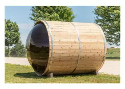 Geniet van pure wellness met een sauna in de tuin., Upgrade met een sauna?